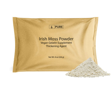 Pure Original Ingredients Irish Moss Powder (8Oz) Dried Carrageen Seaweed, Gluten-Free, Lab-Verified
