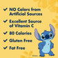 Disney Stitch Fruit Flavored Snacks  Fat Free and Gluten Free Snacks  8 oz (10 Pouches)