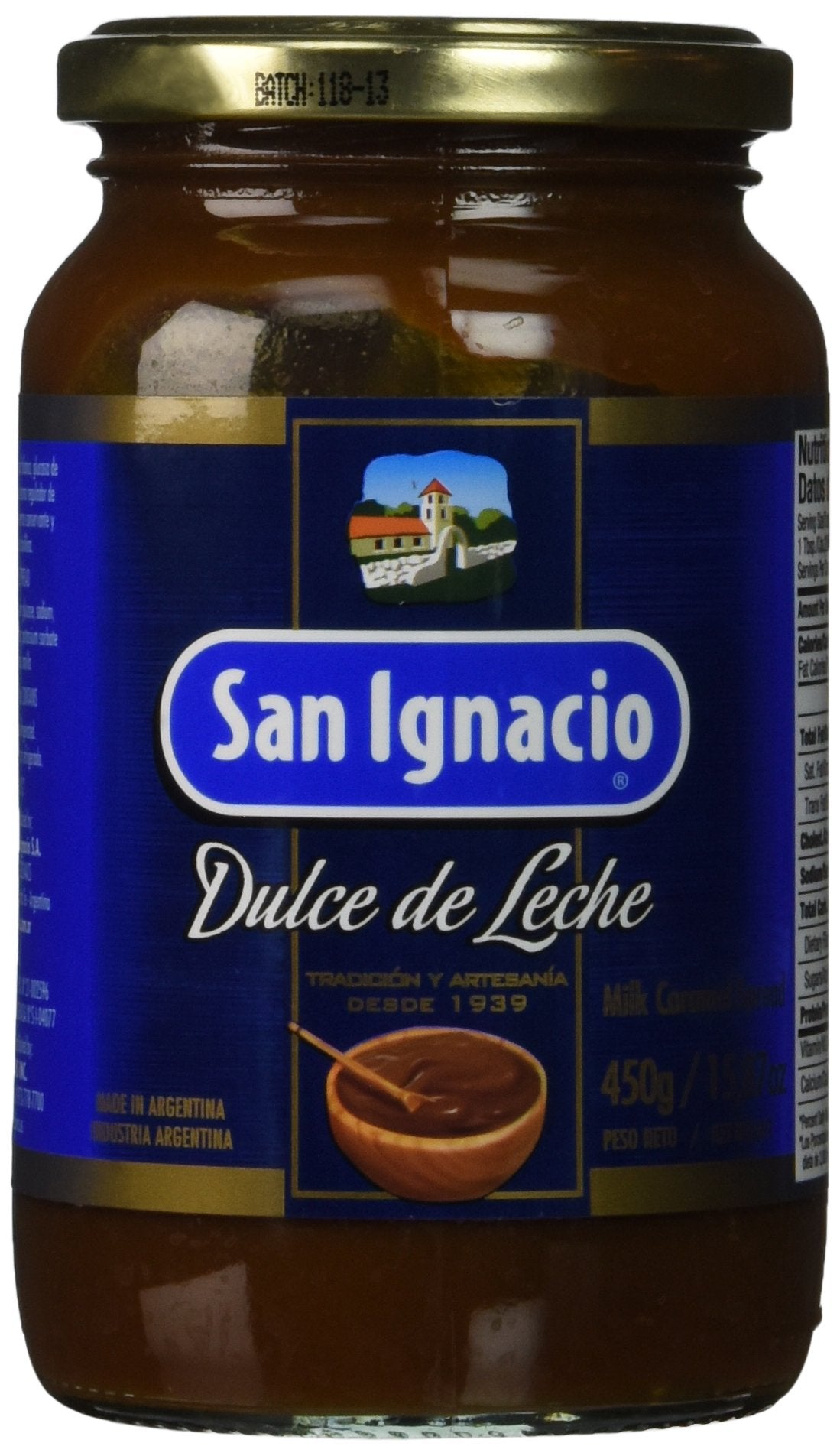 San Ignacio Dulce De Leche Milk Caramel Spread 15.87 Ounce