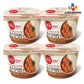 Cupbahn Korean Pre-Cooked Meal with White Rice - 25 Taste by Hetbahn ?? ?? (Fried Kimchi, 4 Bowls)