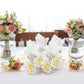 Chunful 24 Set Baptism Wedding Almond Candy Favors for Guests Include Ring and Tulle Bag DIY Almond Candy Souvenirs Italian Wedd