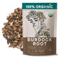 Zhivana Organics Premium Burdock Root Tea - Organic Loose Leaf Herbal Tea for Detox - 16 oz