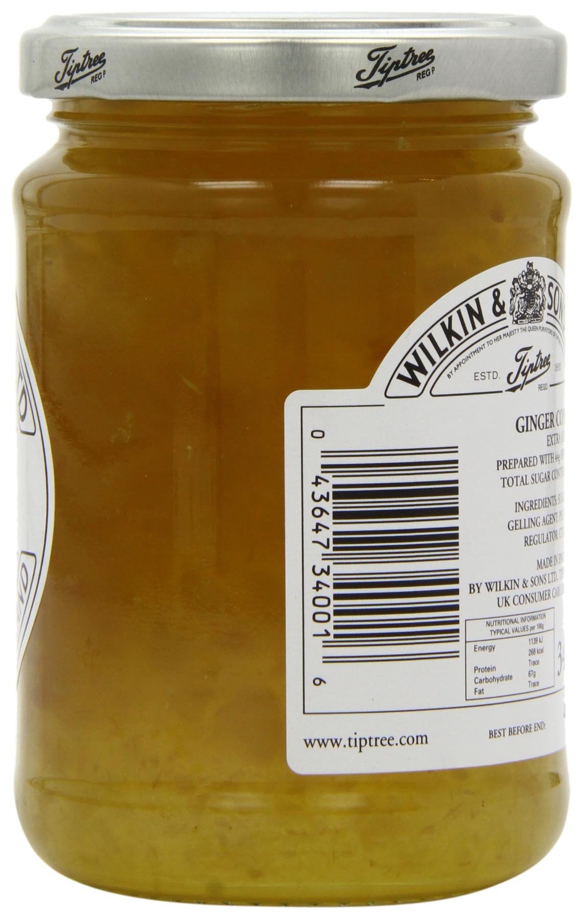 Tiptree Ginger Preserve, 12 Ounce Jars (Pack Of 6)