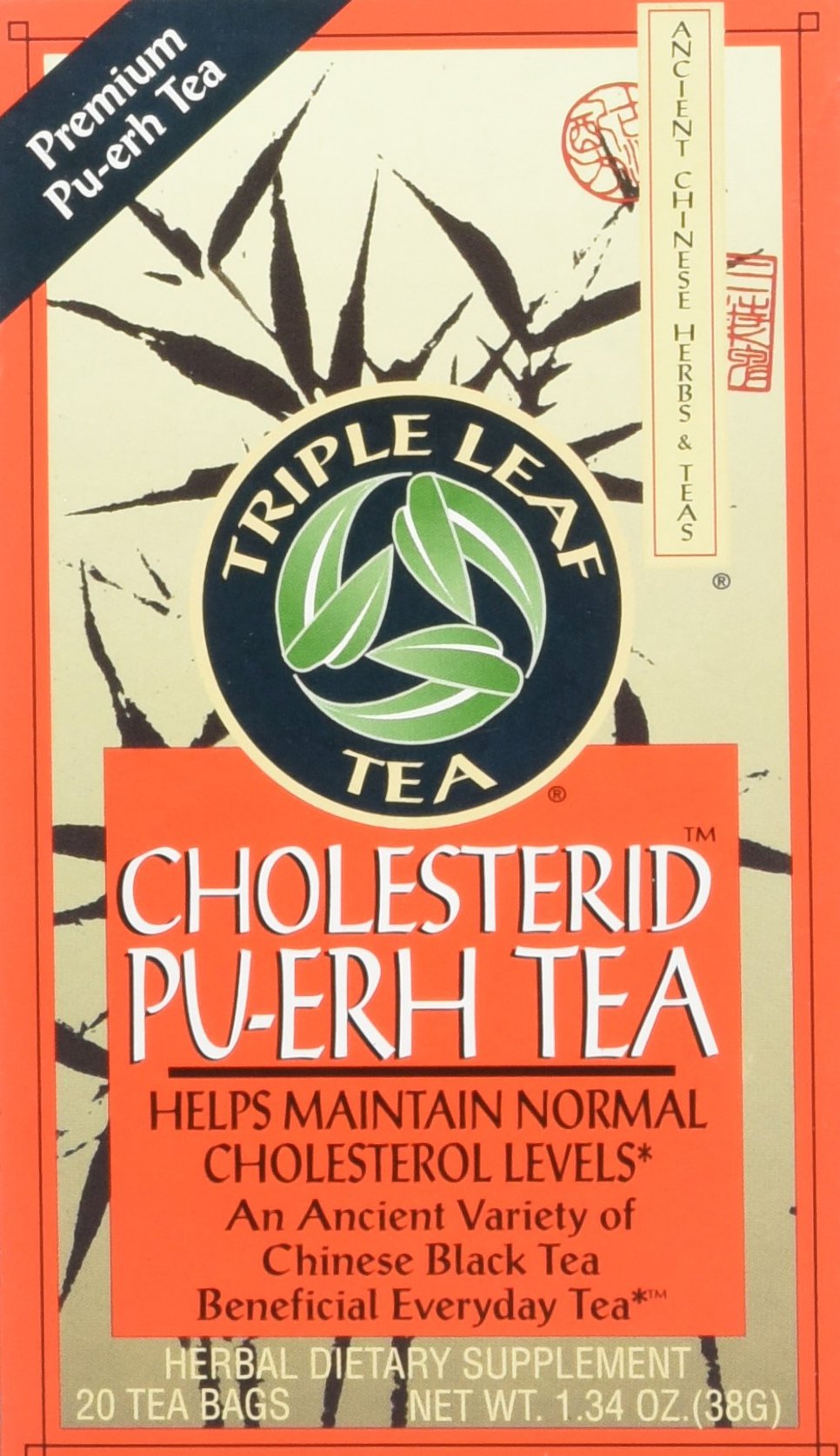TRIPLE LEAF Cholesterol Tea, 1.34 OZ