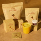 THE FULLEST - Warm Feelings 10-Single Serving Saffron Latte Sachets - Saffron  Cardamom  and Coconut Milk Based Wellness Powder for Mood and Sleep Support  Sugar-Free  Vegan  and Gluten-Free  10 Travel Sachets