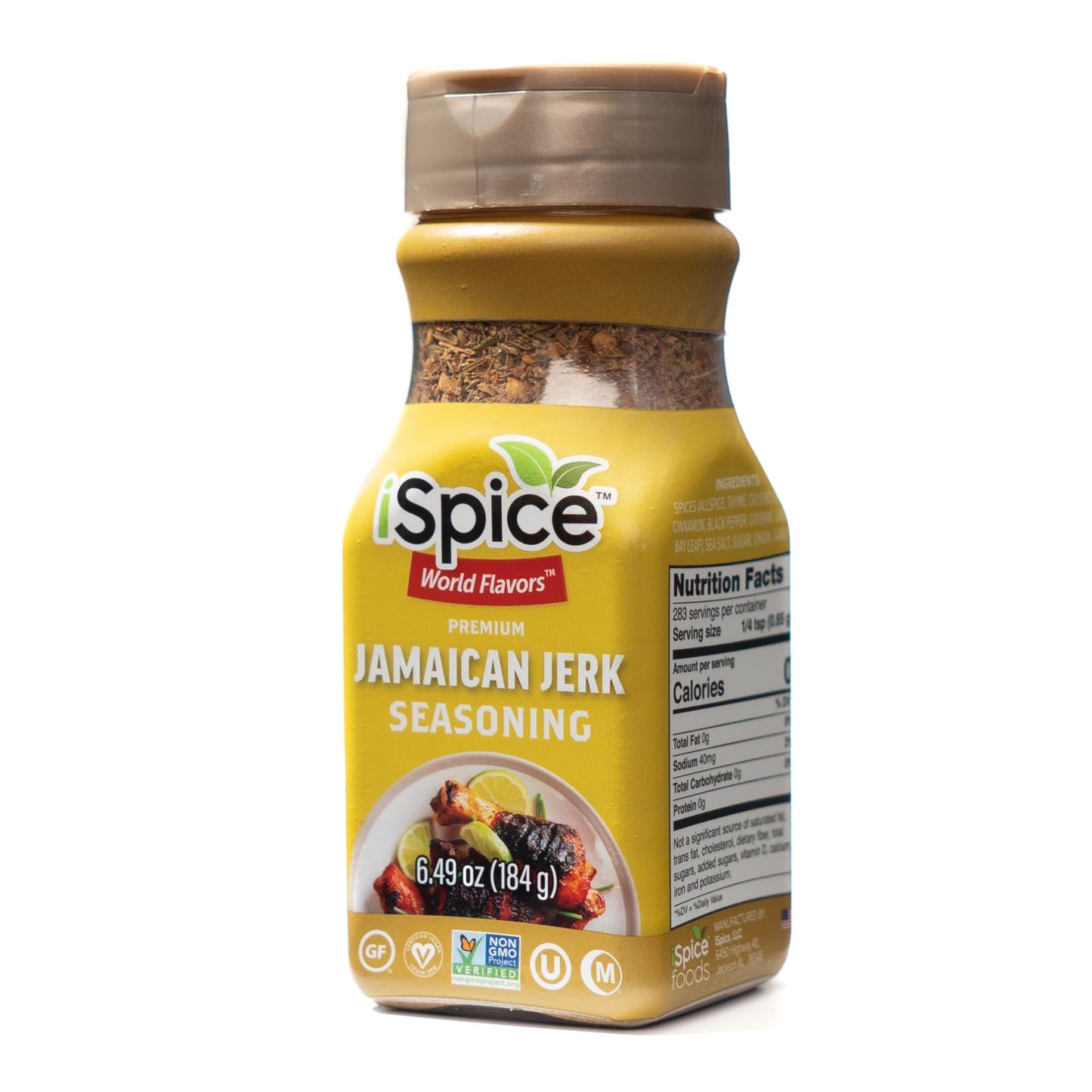 iSpice - JAMAICAN JERK SEASONING World Flavor Super Spice Blend | All Natural | Ready to use as is | No preparation is necessary