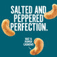 Emerald Nuts, Salt and Pepper Cashews, Stand Up Resealable Bag, 5 Ounce