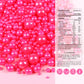 Cobakey Pink Sprinkles For Cake Decorations 3.52 Ounce Edible Pearl Sugar Sprinkles For Cupcake Toppers Wedding Party Valentines