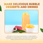 Fanale Lychee Popping Boba, 100% Fat Free, Vegan, Bursting Boba Pearls, Flavored Pearls for Bubble Tea, Shakes, Desserts & Smoot