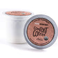 Mt. Comfort Coffee Organic Peru Medium Roast, 80 Count Coffee Pods - K-Cup Compatible Including 2.0 - Roasted Ground Coffee