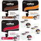 Lavazza K-Cups Coffee Pods Variety Pack - 30 Count - Classico, Perfetto & Gran Aroma - 100% Arabica - Light, Medium & Dark Roast