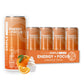 Clean Simple Eats Energy Drink, 100 Mg Organic Caffeine, L Theanine, B Vitamins, Zero Sugar, Orange Swirl, 12 Oz Cans, 12 Pack