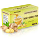 Elephant Park Natural Honey Ginger Crystals Instant Herbal Tea Bags - 20 Packets, Caffeine Free, Made with Real Honey and Fresh Ginger Root