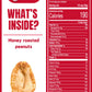 Fisher Snack Honey Roasted Peanuts, 36 Ounces (Pack Of 6), Made With Real Honey, 100% Recyclable