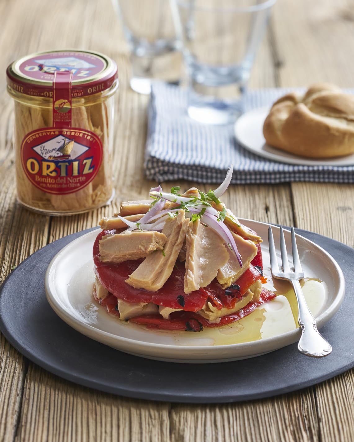 ORTIZ WHITE TUNA/OLVE OL ( 12 X 7.76 OZ   )
