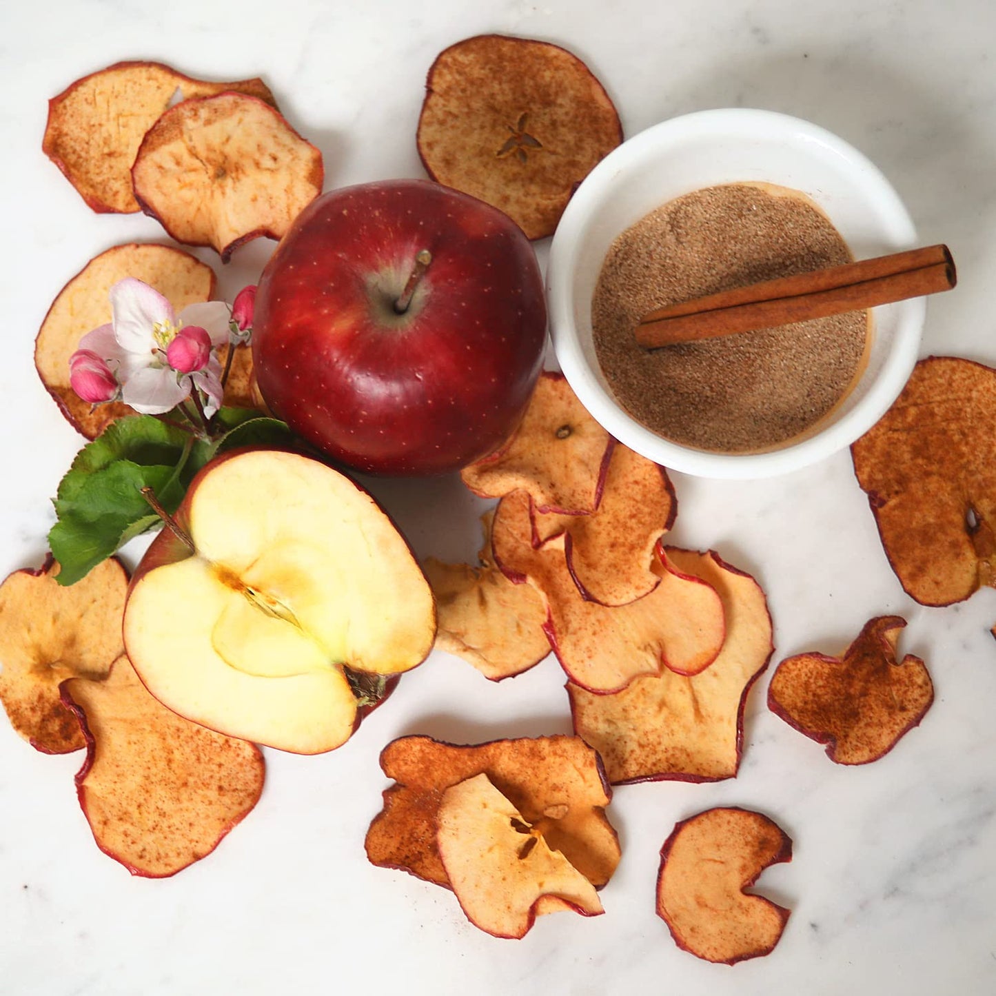Sisters Fruit Company TRIO Apple Chips, All Natural, Gluten-Free, Fat-Free, 3-Pack of 2.25 Oz Bags