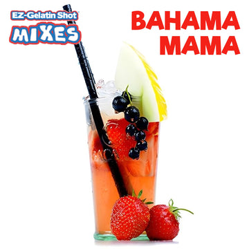 EZ-SQUEEZE Bahama Mama Jello Shot Mix - Premium Gluten-Free Gelatin Powder, 6.78 oz, Easy to Make Jello Shots for Parties