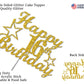 16 Birthday Cake Topper Gold Glitter, Party Decoration Ideas, Premium Quality, Sturdy Doubled Sided Glitter, Acrylic Stick. Made
