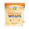 NUCO Certified ORGANIC Paleo Gluten Free Vegan Turmeric Coconut Wraps, 5 Count (One Pack of Five Wraps)