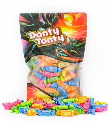 Tootsie Roll Fruit Chews Candy 1 Lb - Bulk Candies Bag, Soft Fruity Candy, 5 Assorted Flavors, Gluten & Peanut Free, Individuall