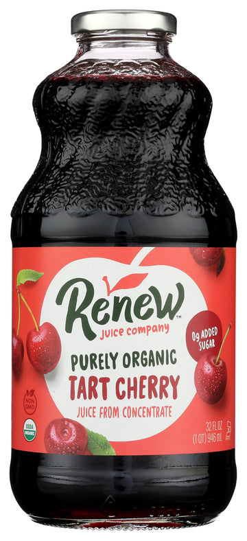 Renew Juice Company - Juice Organic Tart Cherry Juice - Case Of 6-32 Fluid Ounces