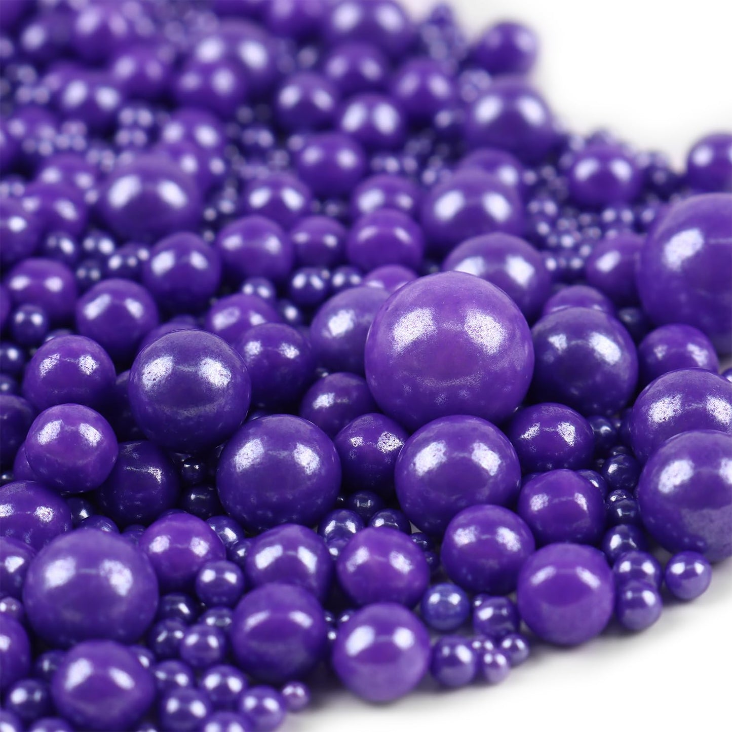 Halloween Purple Sprinkles For Cake Decorating 3.5 Ounces, Edible Sugar Pearls Cupcake Topper, Cookies, Ice Cream Toppings Cake