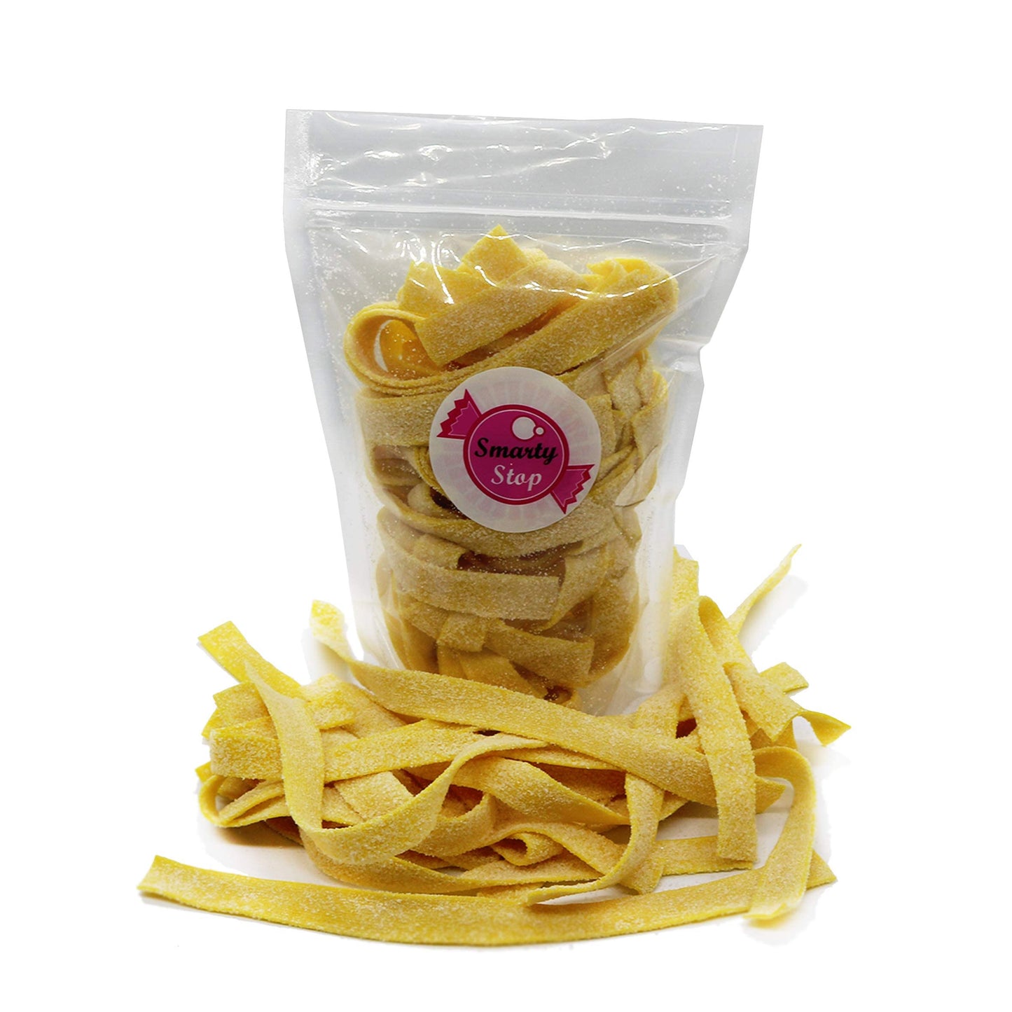 Smarty Stop Sour Gummy Candy Strips (Pineapple, 1 Pound)