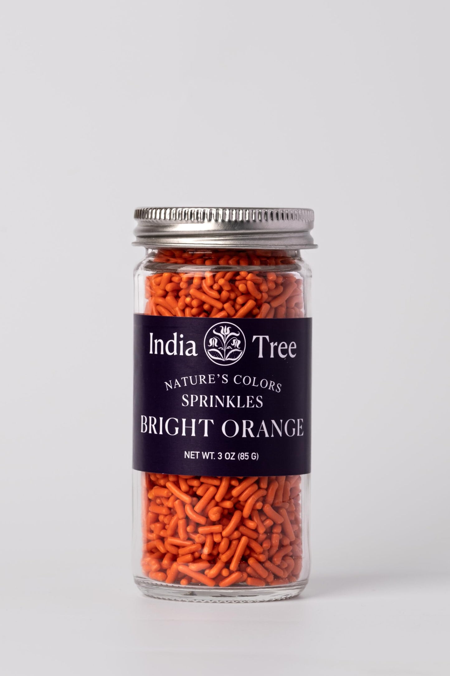 India Tree Nature'S Colors Bright Orange Sprinkles 3 Oz | Natural, Vegan, Non-Gmo, Top 9 Allergen-Free