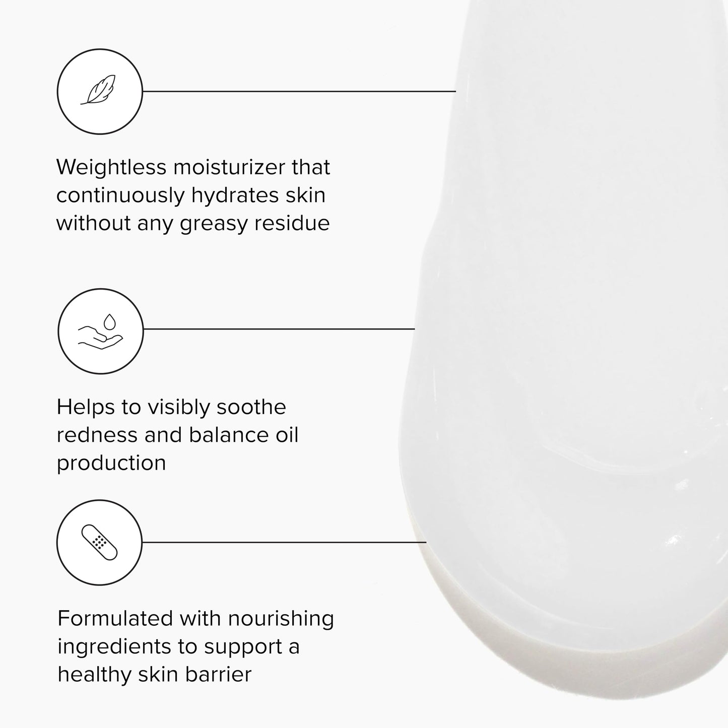 DRMTLGY Water Cr  me Face Moisturizer for Women & Men - Facial Moisturizer for Dry Skin - Lightweight Daily Moisturizer Face Cre