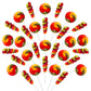 ZOFIA SWEET Rainbow Candy Lollipops, 32 Count, Individually Wrapped, Gluten Free, Twisty & Swirl, Easter Snacks