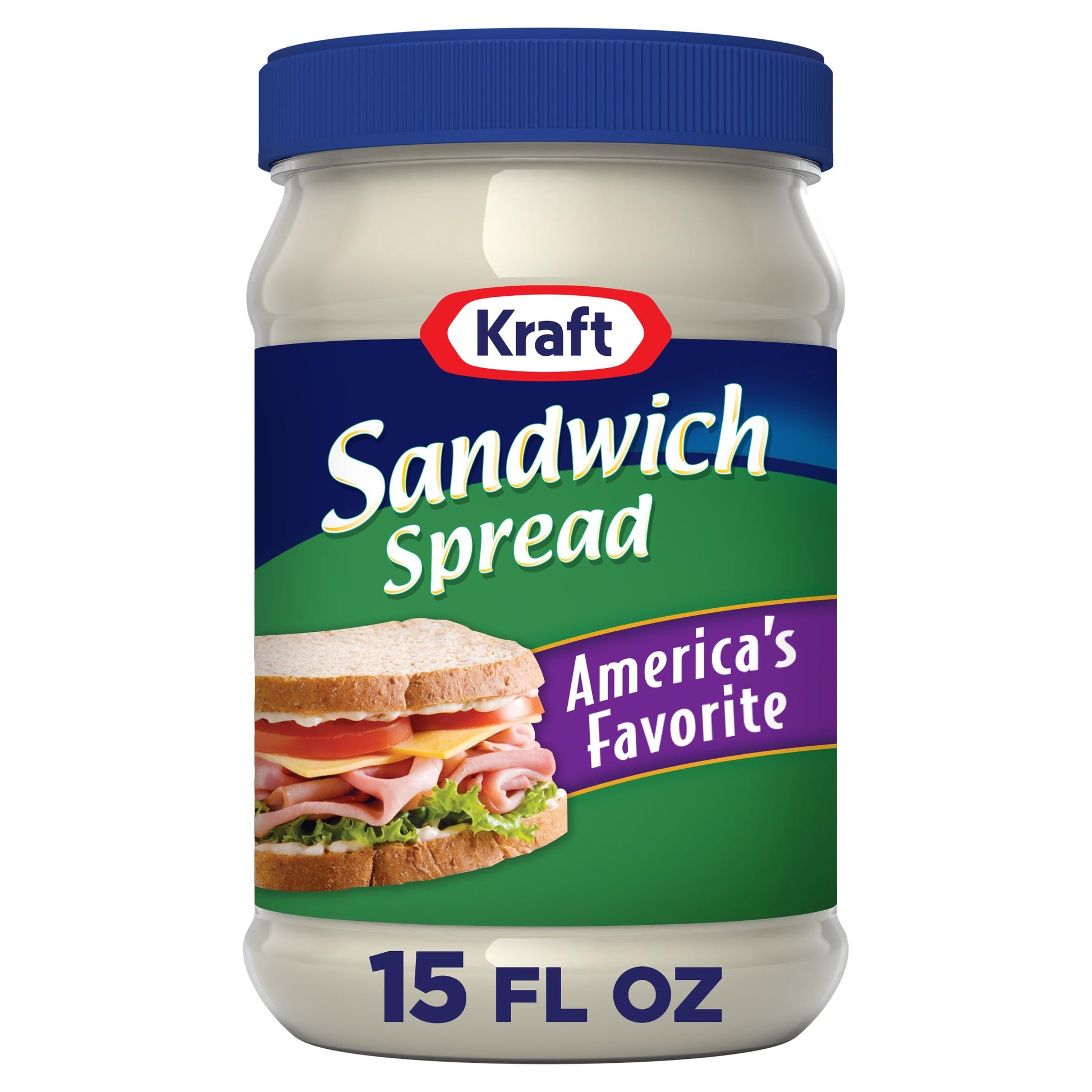Kraft Americas Favorite Sandwich Spread, 15 fl oz Jar