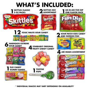Sour Candy Mixed Bag (35 Count) Variety Pack For Birthdays, Thank You, Thinking Of You, Party Favors, Individually Wrapped Candy