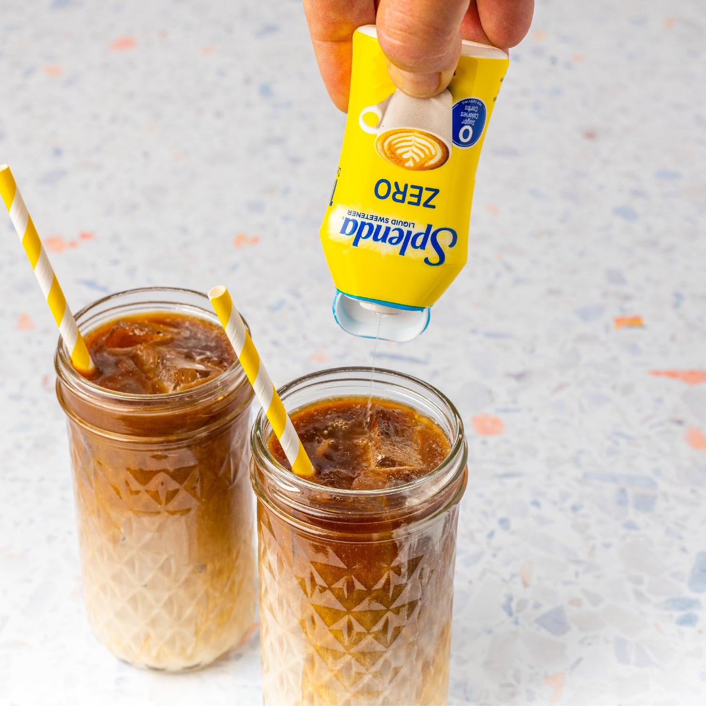 SPLENDA LIQUID Zero calorie Sweetener drops 1.68 Ounce Bottle (Pack of 3)