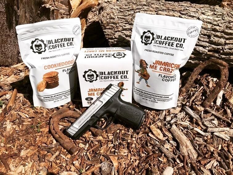 Blackout Coffee Jamaican Me Crazy Flavored Ground Coffee, Medium Roast, Fresh Roasted In The Usa - Ground Coffee, 12 Oz Pouch