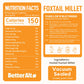 Better Alt 3 LBS SUPER PACK Millet Grain, Superfood of the Year 2023, Gluten Free, Hulled Whole Grain, Foxtail Millet, High Prot