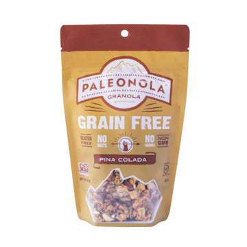 Paleonola Grain Free Granola Pina Colada - Non-GMO, Gluten Free, Low Carb, 10 Ounce, Tan