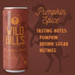 Wild Bills Pumpkin Spice Soda, Caffeine Free, Vegan, Gluten Free, 12 Fl Oz, Pack of 12