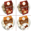 4 Pack Krunchy Melts Original Meringue Cookies | Caramel Delight 4-Pack | 2 Dulce de Leche, 2 Salted Caramel | Only 80-90 Calori