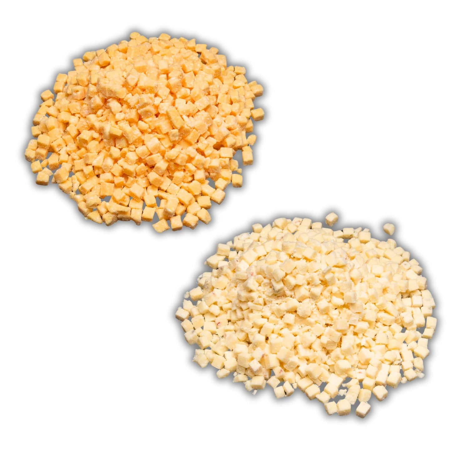 BEARDED BUTCHER HIGH-TEMP CHEESE, Cheddar & Pepper Jack, 2.5 lb Bags (Pack of 2), Shelf-Stable, Perfect for Sausages and