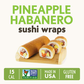 Pineapple Habanero Origami Sushi Wraps