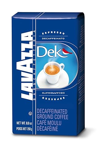 Dek Espresso Decaffeinated Roast Ground Coffee by Lavazza for Unisex - 8.8 oz Coffee