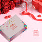 Valentines Snack Box College Care Package (45 Count) Fun Romantic Gift Idea Assortment Cookies Chips Snacks Variety Pack Boyfrie