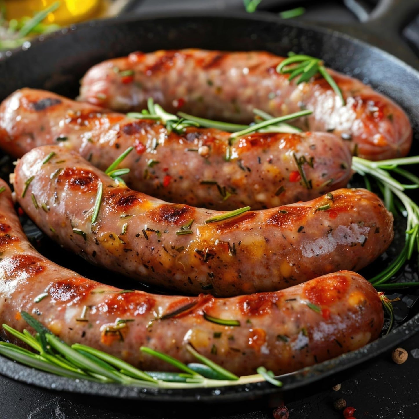 Meatcrafters Rosemary Lamb Sausage, No Antibiotics, Preservative Free, 12Oz (2-Pack, 8 Total Links)