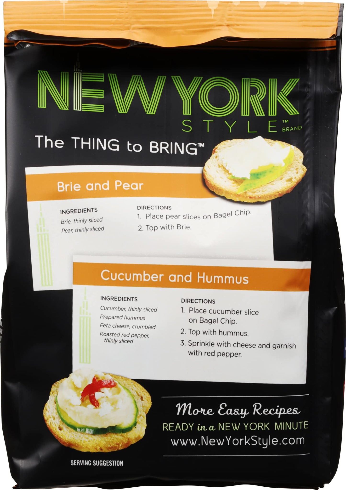 New York Style Bagel Crisps, Sesame, 6 Ounce (Pack of 2)