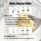 Coelo Korea Dalgona Crunch 25G X 5 Packs (Total 4.4Oz) Old School Sugar Cotton Candy, Korean Sweet Flavor   Coffee Milk Topping Puffed Candies Chewy Share Size Party Trips Snacking K-Food ???
