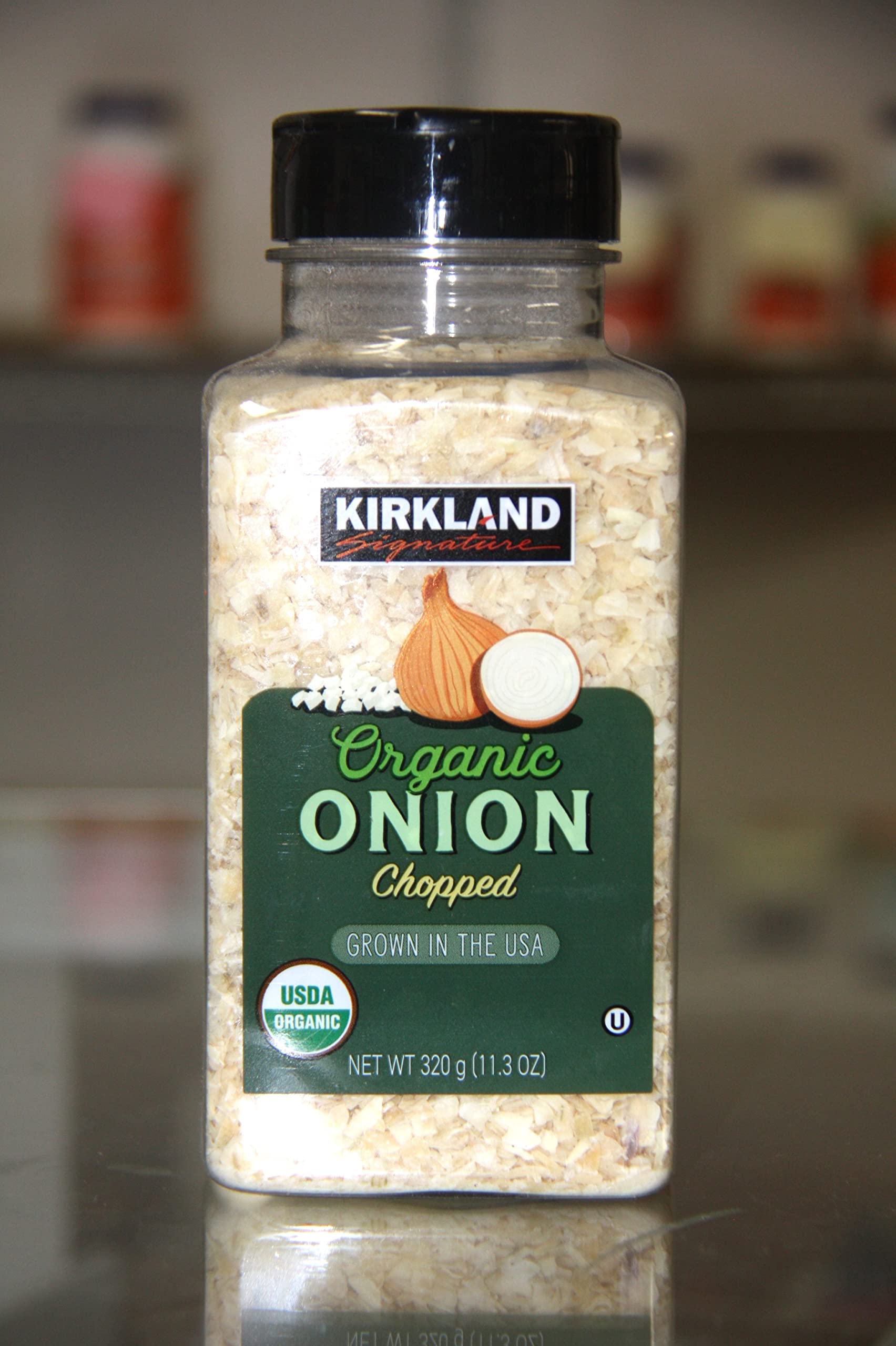 KIRKLAND SIGNATURE ORGANIC ONION CHOPPED GROWN IN THE USA 11.30 OZ