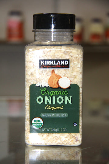KIRKLAND SIGNATURE ORGANIC ONION CHOPPED GROWN IN THE USA 11.30 OZ