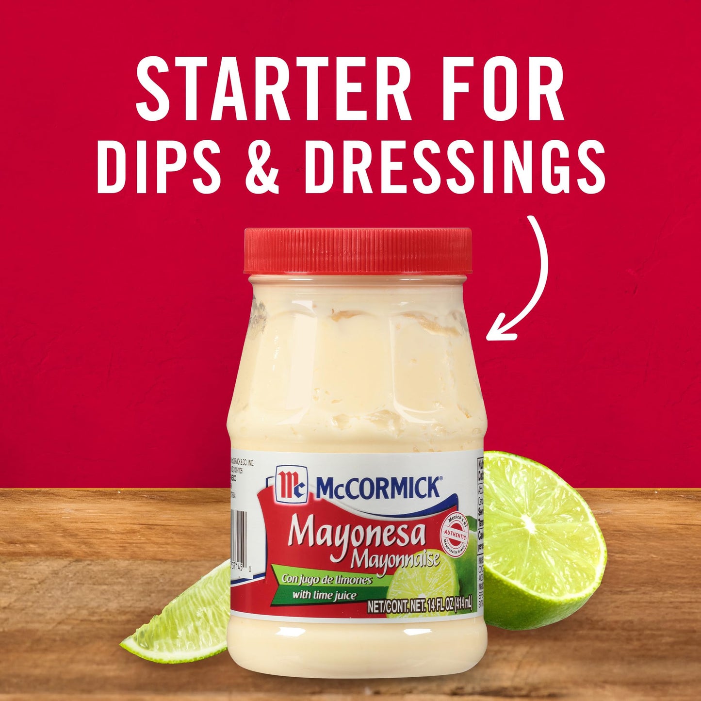 McCormick Mayonesa (Mayonnaise) with Lime Juice, 14 fl oz