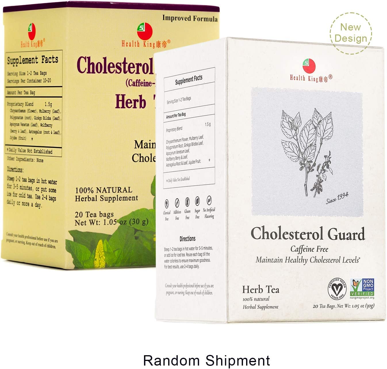 Cholestrol Guard Tea - 20 - Bag By Health King