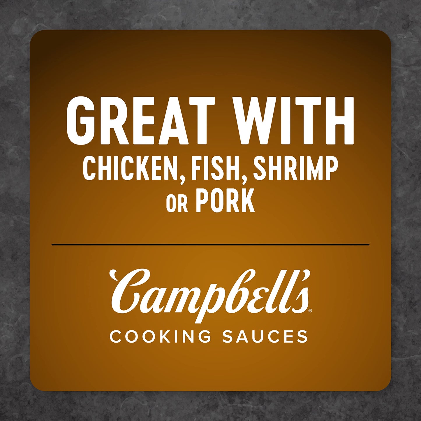 Campbells Cooking Sauces, Garlic Honey Mustard Sauce, 11 Oz Pouch